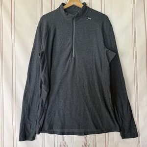 Lululemon sold n/a Warm Half-Zip Heathered Graphite Grey Size n/a
